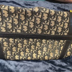 Dior Monogram Canvas Bag in Black and Tan